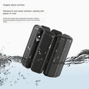 Silicone Weighted Fitness Wrist Bands 1-2lbs Pink/Blue/Black/Grey