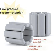 Silicone Weighted Fitness Wrist Bands 1-2lbs Pink/Blue/Black/Grey