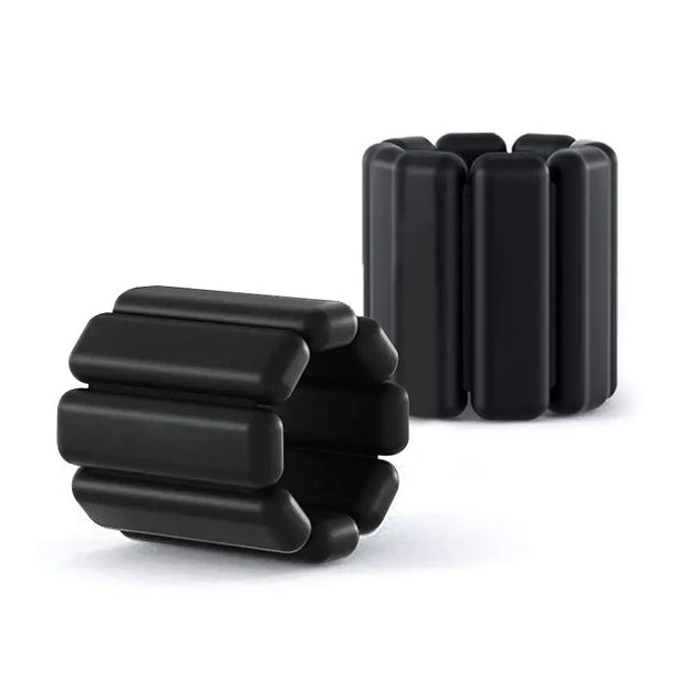 Silicone Weighted Fitness Wrist Bands 1-2lbs Pink/Blue/Black/Grey