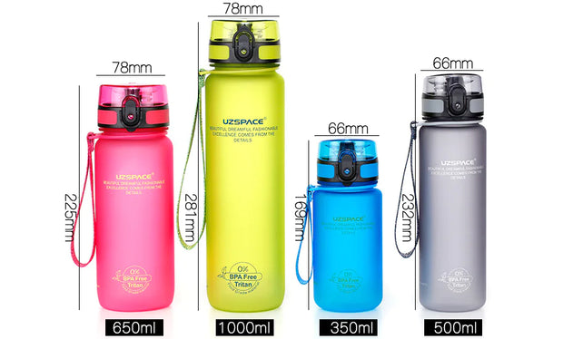 Portable Sports Water Bottle and Cup