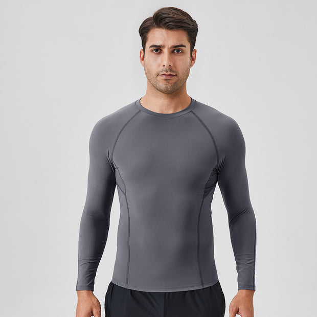 Sports Fitness Outdoor Training Tight Compression Long Sleeve Top