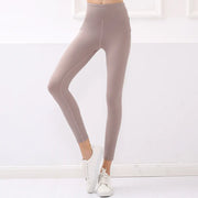 High-Waist Quick-Drying Yoga Pants for Slimming Legs