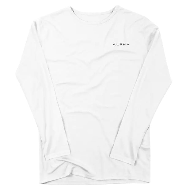 Men's Cotton Stretch Long Sleeve Fitness T-Shirt